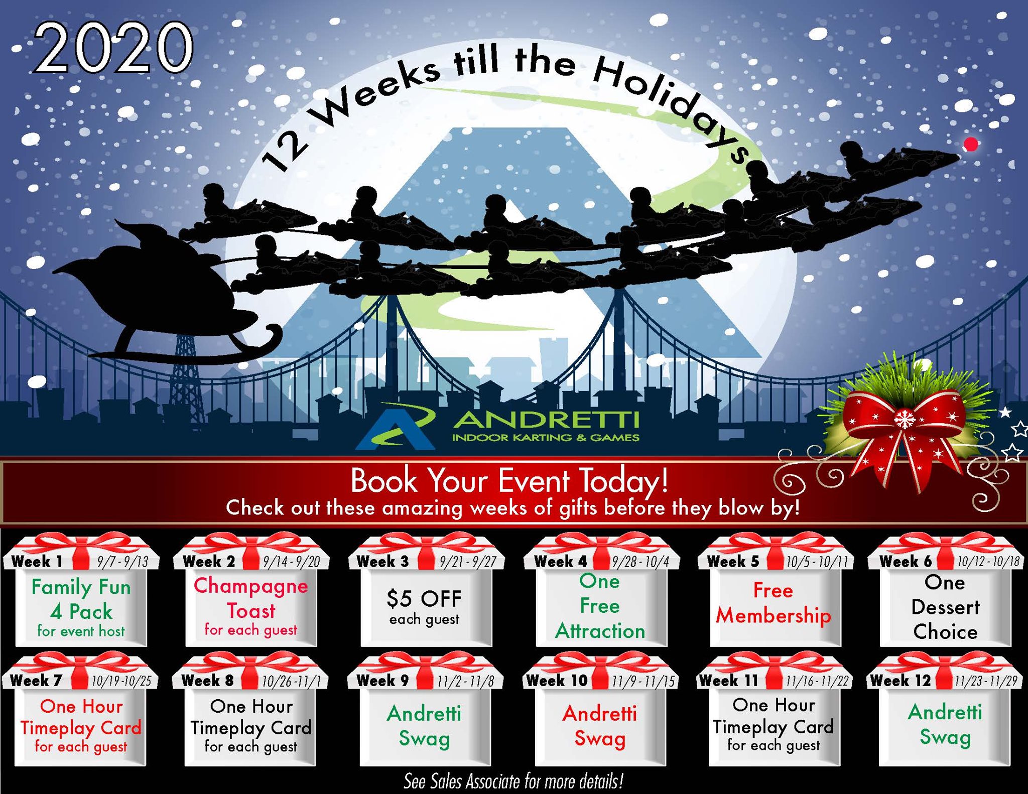Andretti Holiday Promotion 2020