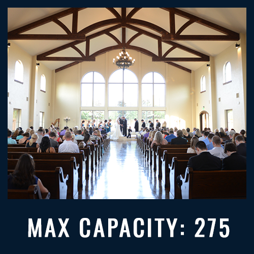 Chapel at Ana Villa Unique Meeting Space Frame Max Capacity