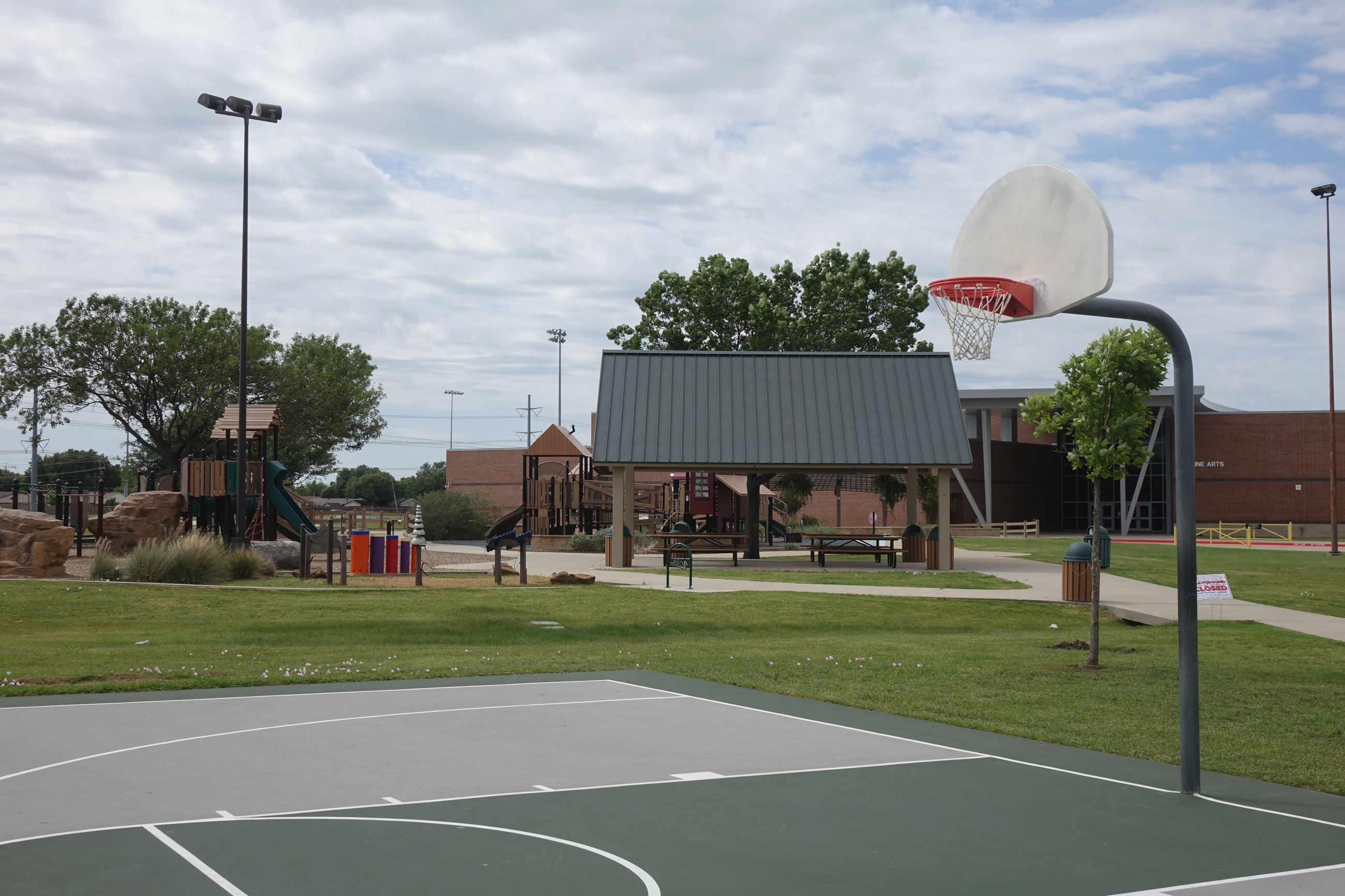 Outdoor Basketball Court