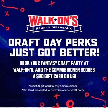 Walk-Ons Fantasy Football Newsflash