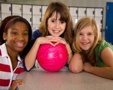 Children at a Bowling Alley in the Colony