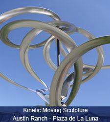 Kinetic Moving Sculpture - Austin Ranch - Plaza de La Luna